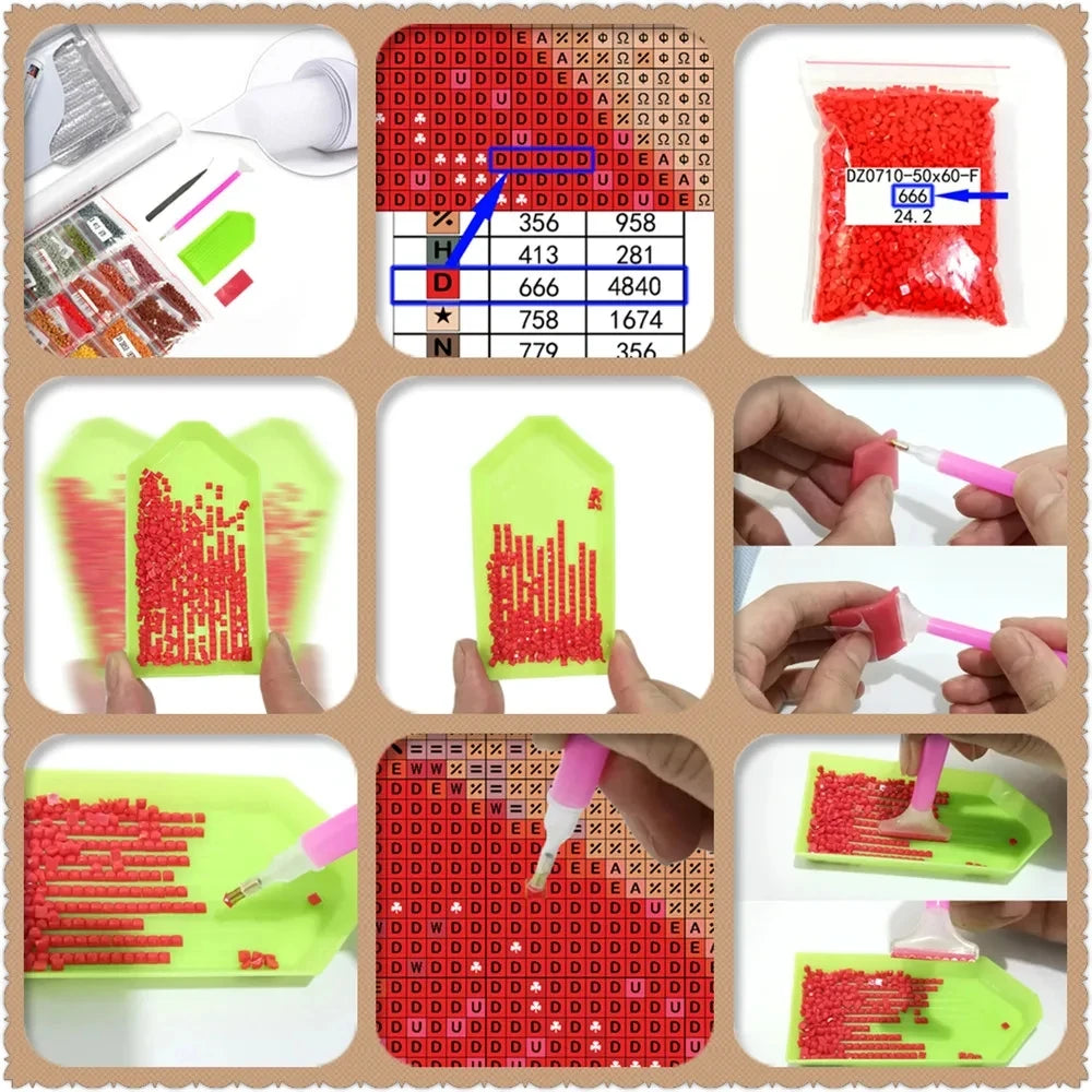 Dachshund 5D Diamond Painting Kit – DIY Dog Art Mosaic Craft for Home Decor