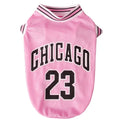 Mesh Breathable Sports Jersey for Dogs & Cats – Basketball Style Pet T-Shirt