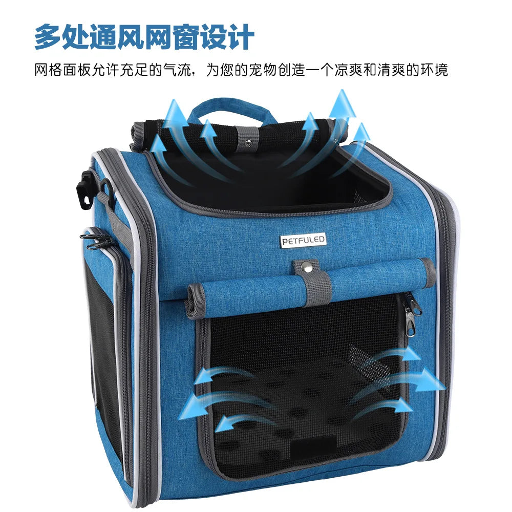 Outdoor Travel Bicycle Rear Pet Bag