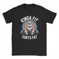 Kinda Fit Sorta Fat T-Shirt — Funny Bulldog Weightlifting Gym Tee