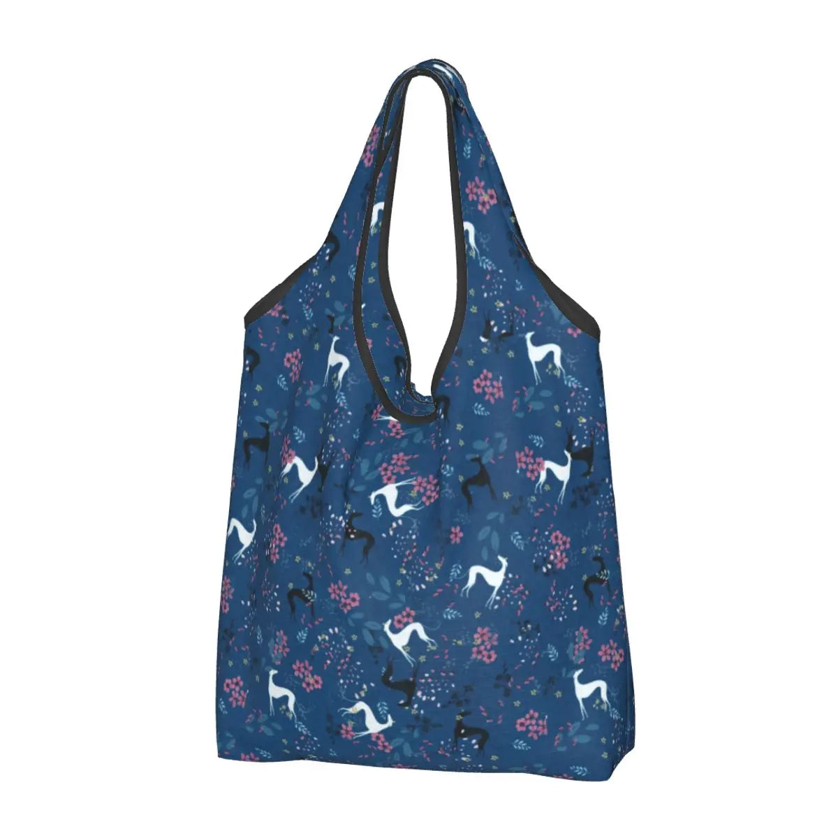 Greyhound Tote Bag — All-Over Print Sighthound Shopping Bag