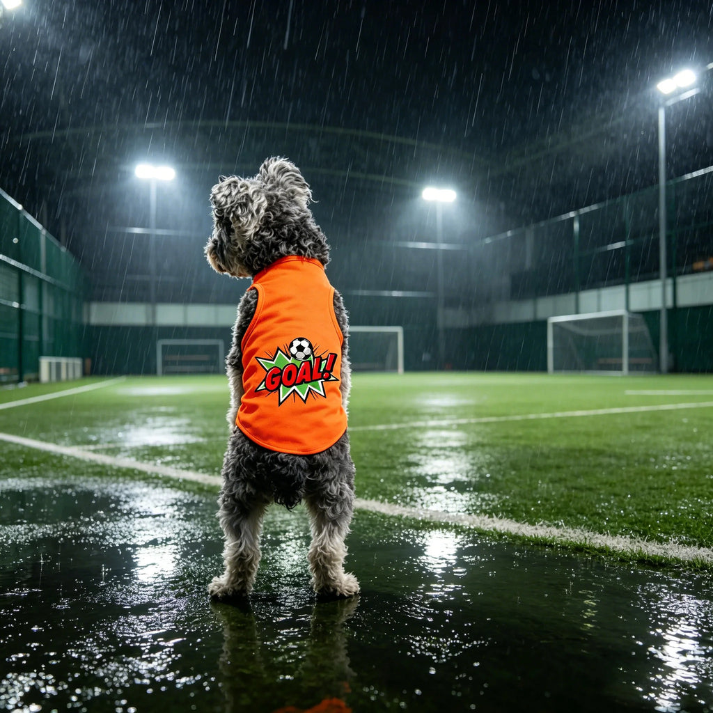 GOAL! Dog Soccer Shirt – Football Fan Pet T-Shirt