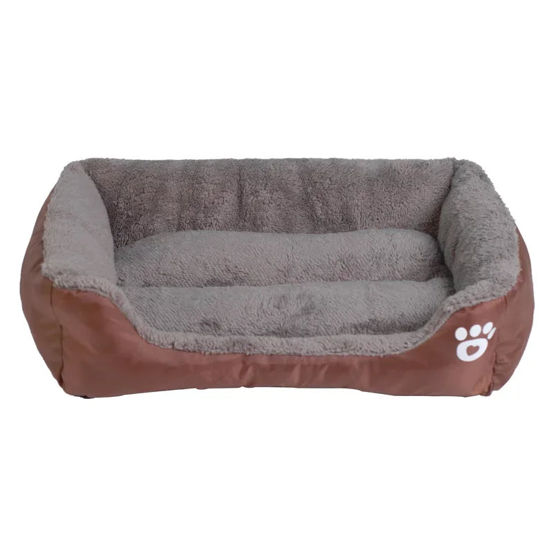 Paw Sofa Dog Bed — Waterproof Fleece Pet Bed for Small to Large Dogs (S–3XL)