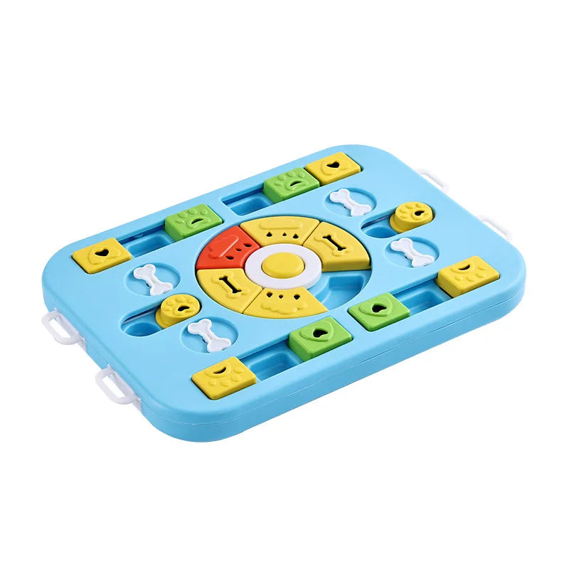 Dog Slow Feeder Puzzle Bowl — IQ Training & Anti-Gulping Food Dispenser