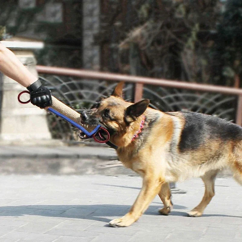 Jute Dog Bite Tug Toy — Durable Training Chew Toy for Medium & Large Dogs