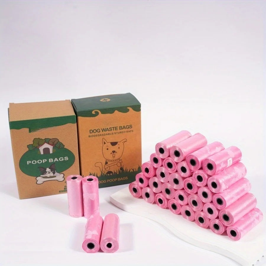 Dog Poop Bags – Extra Thick Leakproof Waste Bags, 120 Count (8 Rolls)