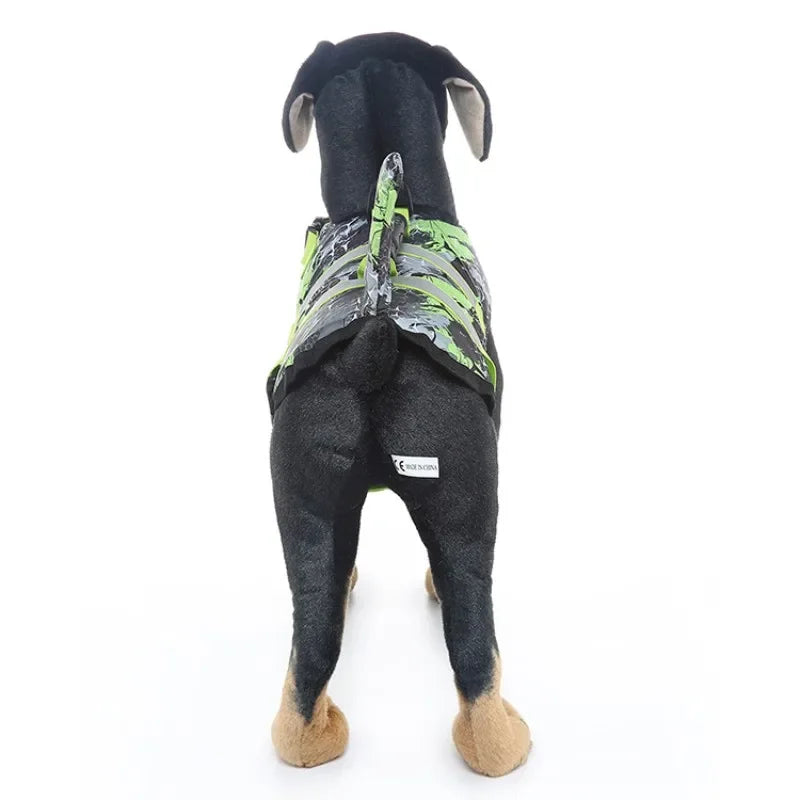 Shark Dog Life Jacket – Buoyancy Swim Vest with Rescue Handle for Dogs