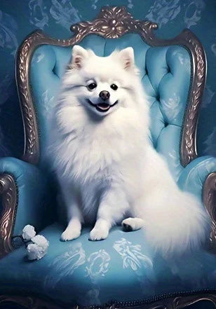 Diamond Art Painting Dog Animal 30X40cm Full Round Drill Picture Of Rhinestones Embroidery Wall Decor Cross Stitch,frameless
