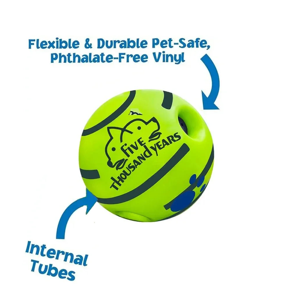 Interactive Giggle Ball Dog Toy — IQ Training & Mental Stimulation