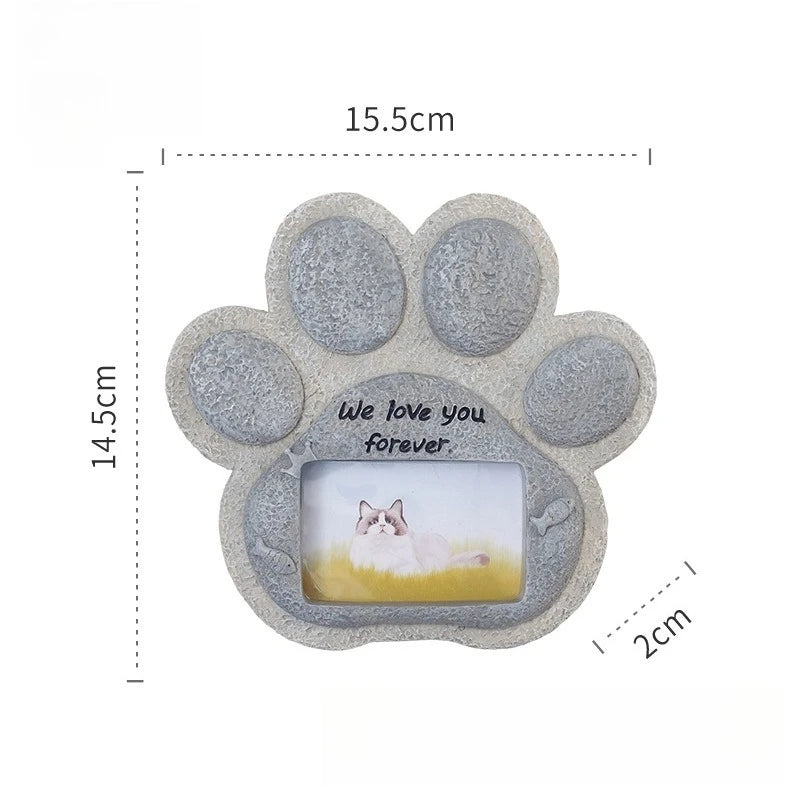 Pet Memorial Resin Tombstone – Desktop Ornament for Dogs, Cats & Small Animals