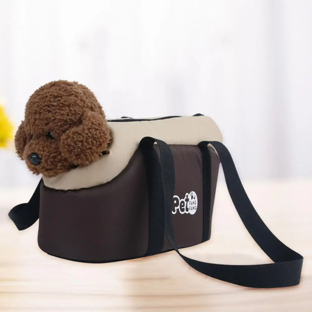 Soft-Sided Pet Carrier Bag — Breathable Travel Tote for Small Dogs & Cats
