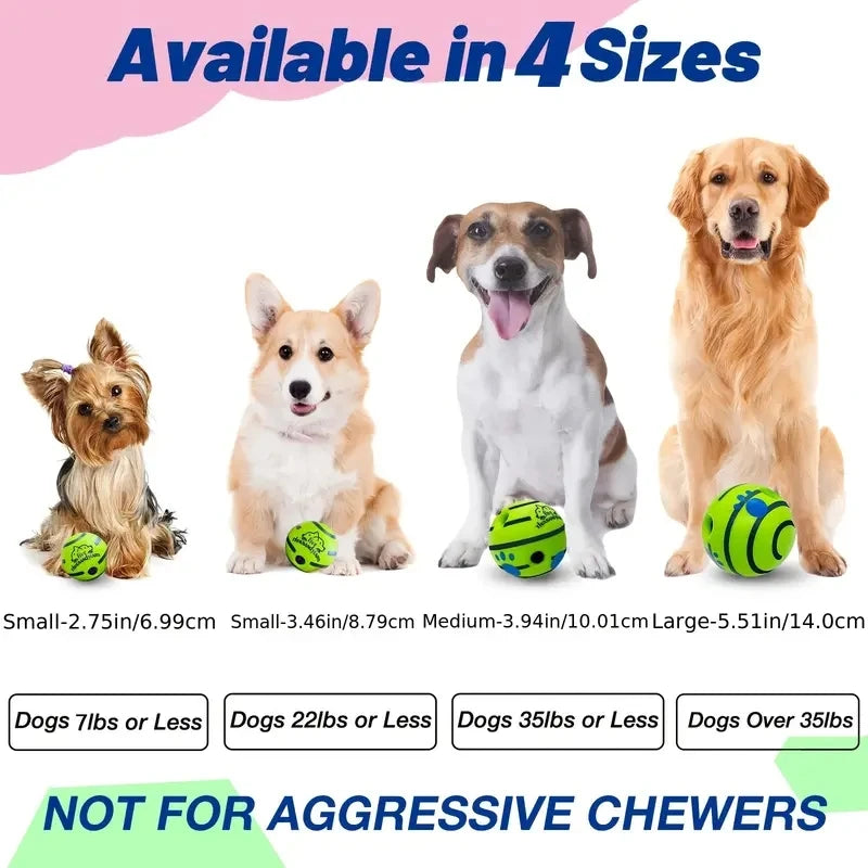 Interactive Giggle Ball Dog Toy — IQ Training & Mental Stimulation