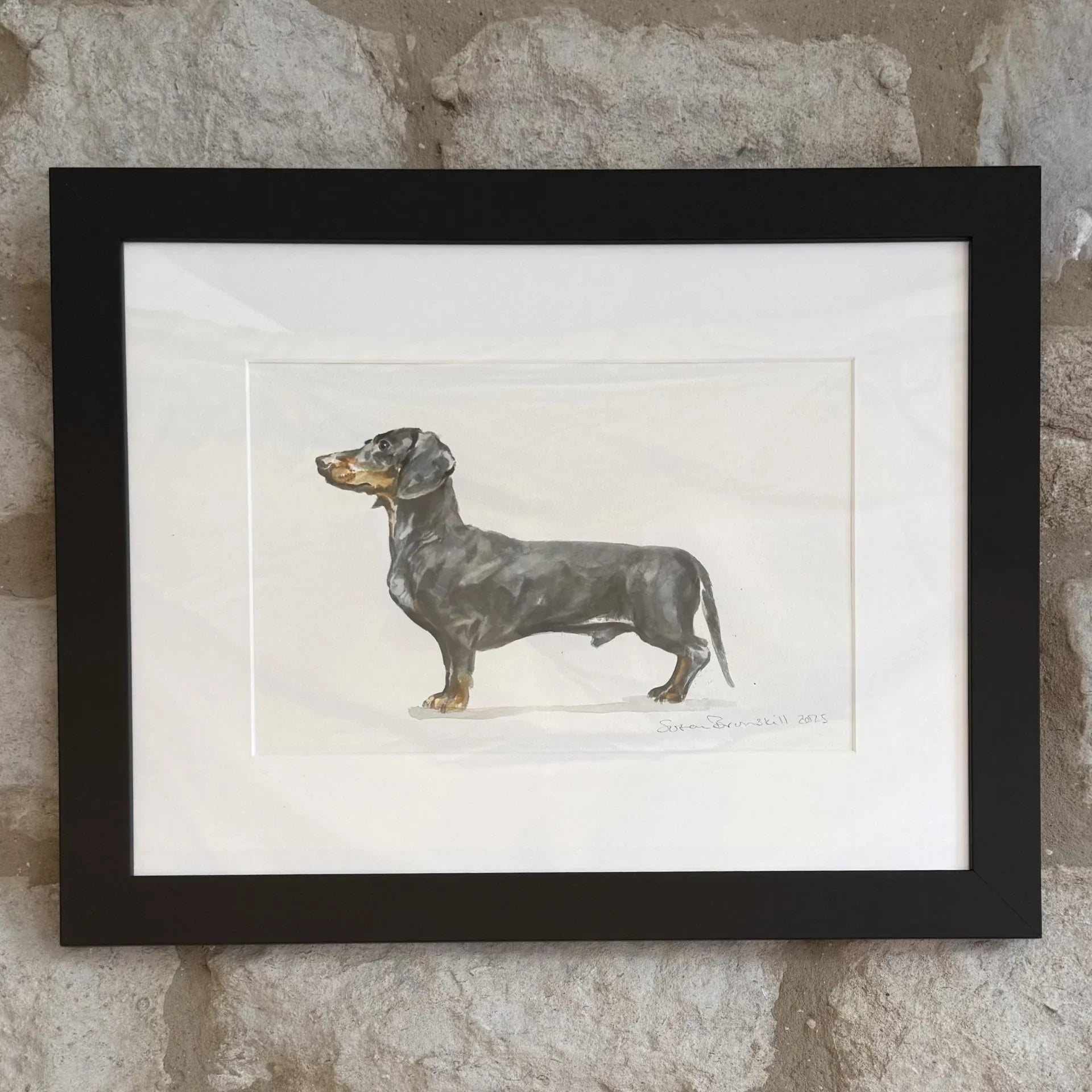Dachshund Wall Art Print — No Frame