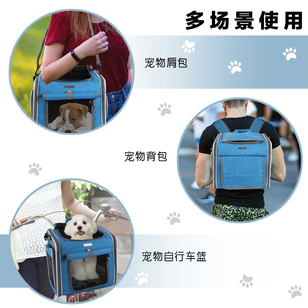 Outdoor Travel Bicycle Rear Pet Bag