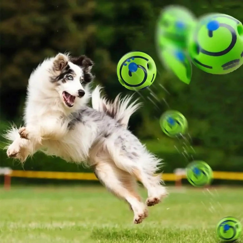 Interactive Giggle Ball Dog Toy — IQ Training & Mental Stimulation