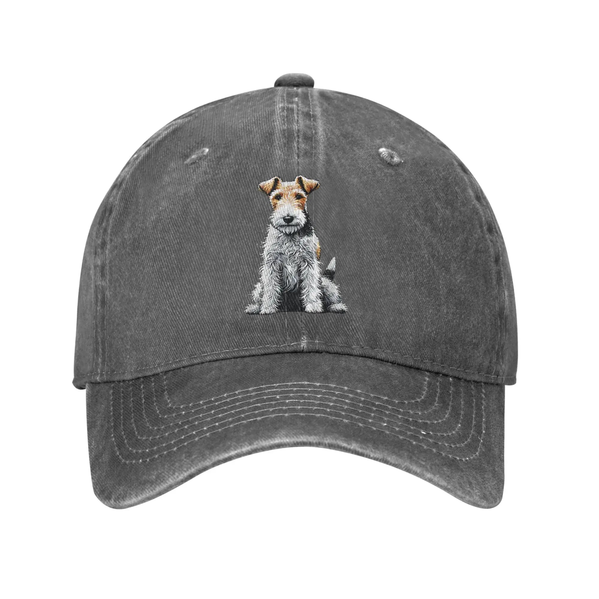 Wire Fox Terrier Baseball Cap — Unisex Trucker Hat