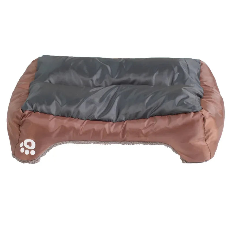 Paw Sofa Dog Bed — Waterproof Fleece Pet Bed for Small to Large Dogs (S–3XL)