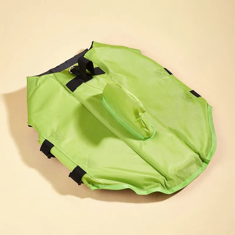 Shark Fin Dog Life Jacket – Adjustable Swimming Safety Vest with Rescue Handle