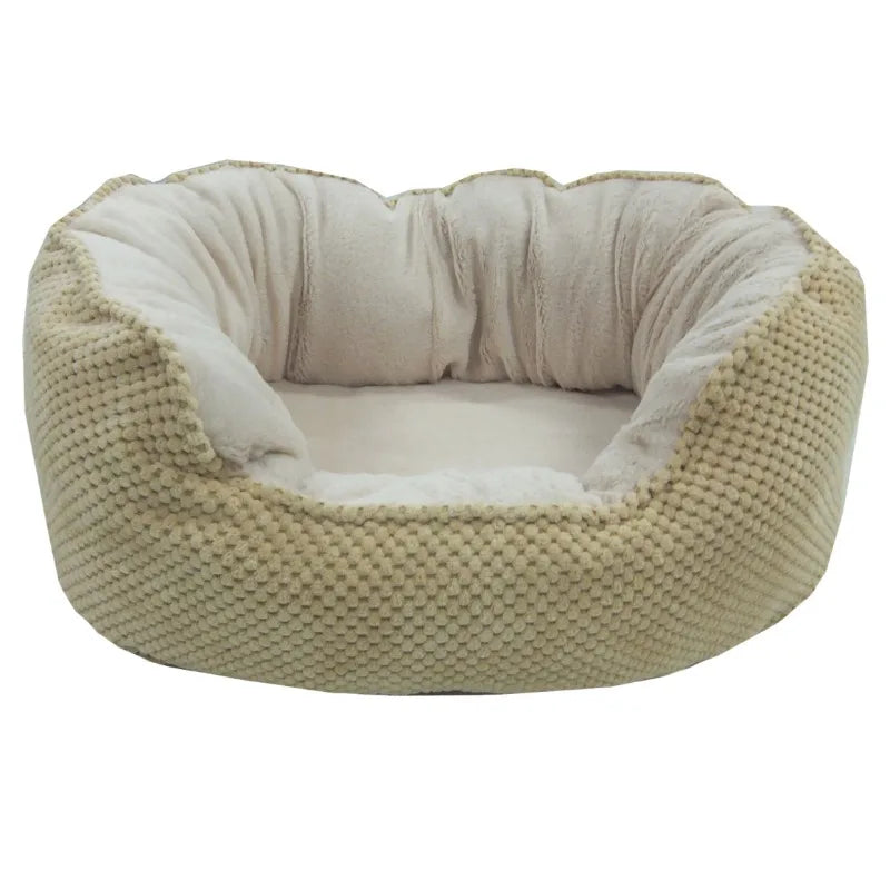 Cloud Nine Wave Sofa Dog Bed — Plush Four-Season Pet Lounger