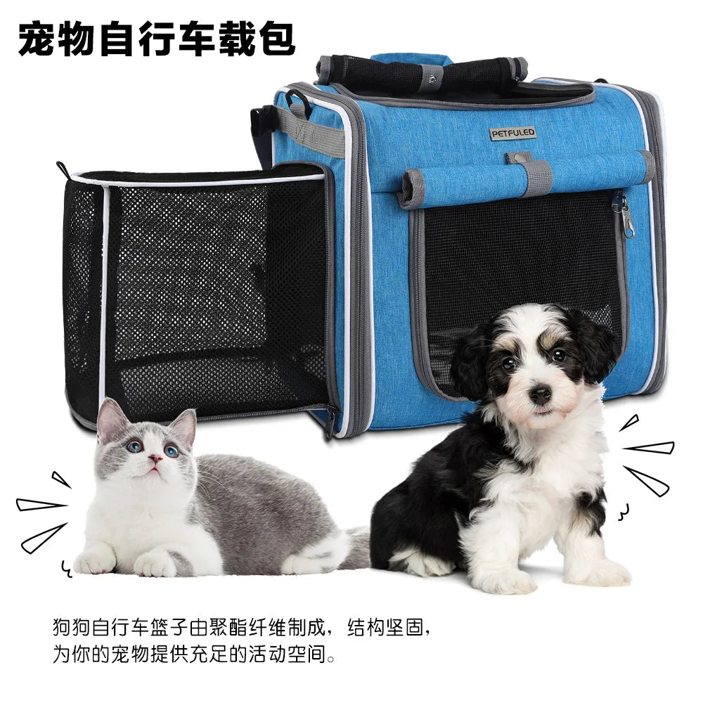 Outdoor Travel Bicycle Rear Pet Bag