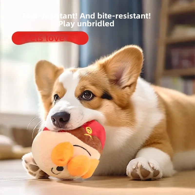 Electric Plush Jump Ball Dog Toy – Interactive Singing & Dancing