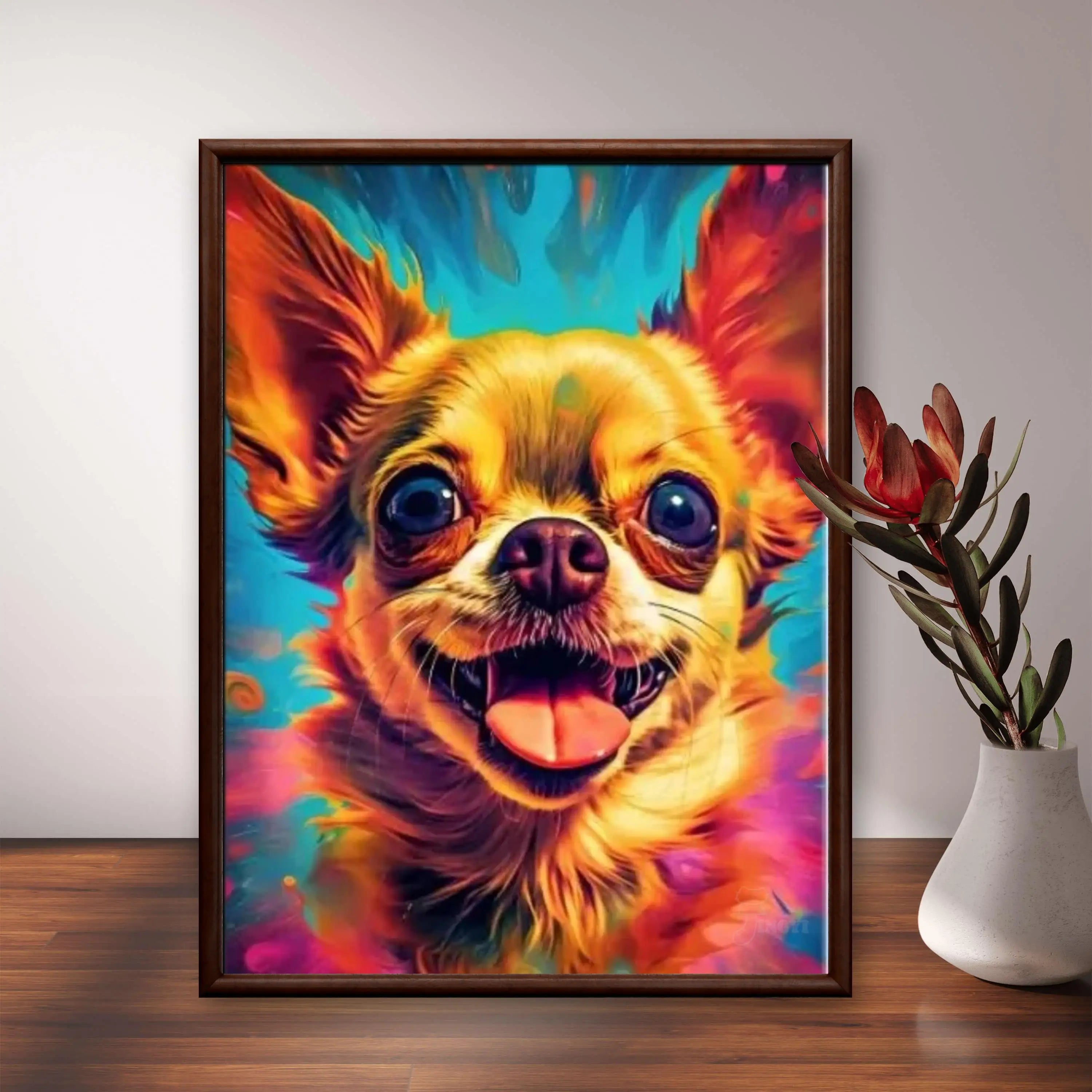 Chihuahua 5D Diamond Painting Kit — DIY Mosaic Embroidery Art for Dog Lovers