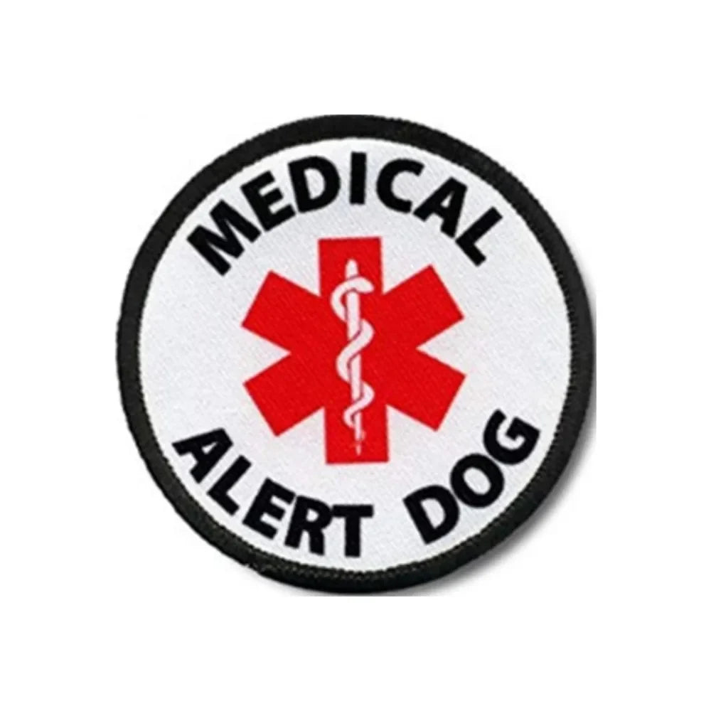 Service Dog Embroidery Patch – Do Not Pet, Medical Alert & Tactical Hook & Loop Patches