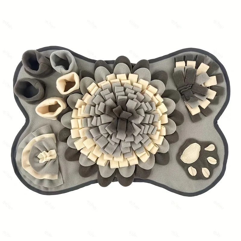 Dog Sniffing Mat — Interactive Slow Feeder & Foraging Training Pad