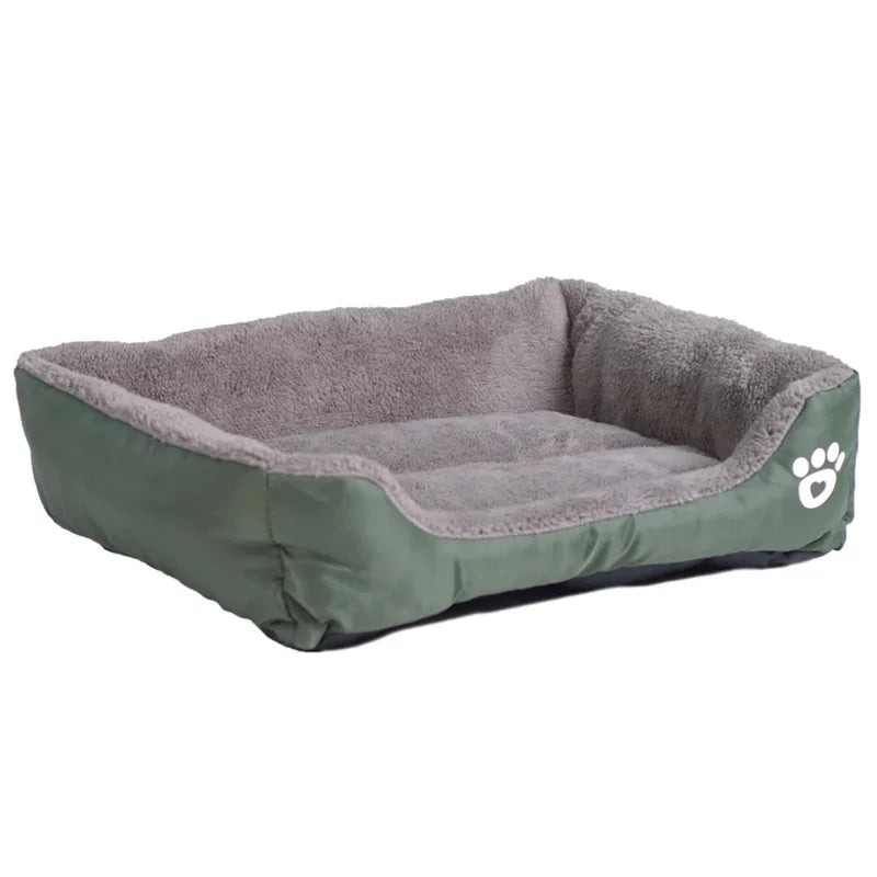 Paw Sofa Dog Bed — Waterproof Fleece Pet Bed for Small to Large Dogs (S–3XL)
