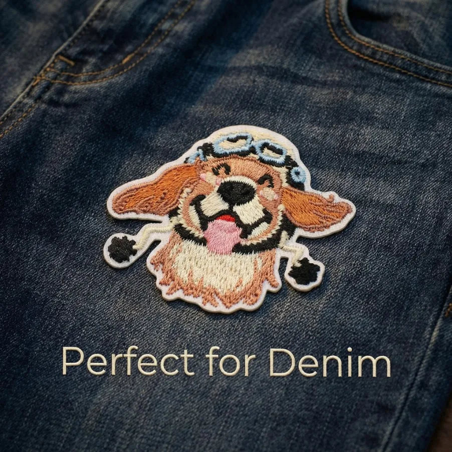 Dog Breed Embroidery Patches Pack – Iron-On Patches for Dog Lovers