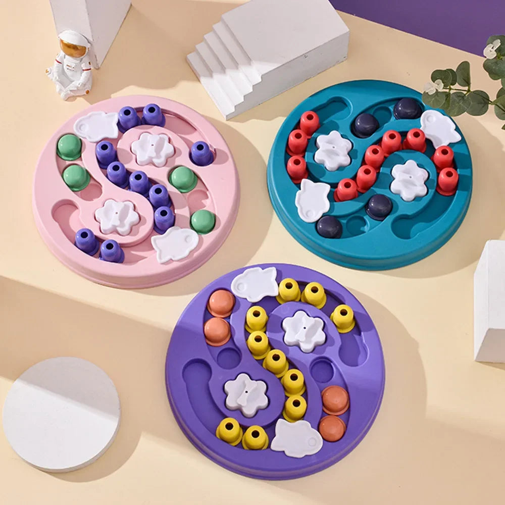 Dog Slow Feeder Puzzle Bowl — IQ Training & Anti-Gulping Food Dispenser