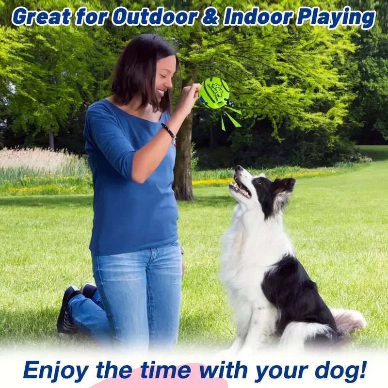 Interactive Giggle Ball Dog Toy — IQ Training & Mental Stimulation