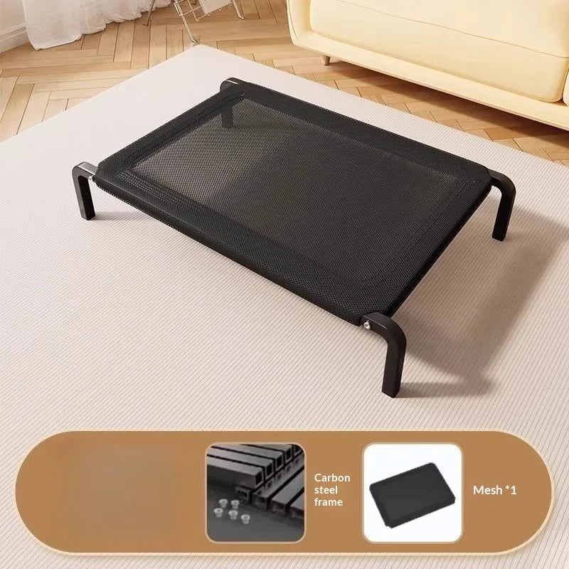 Elevated Raised Dog Cot — Waterproof Chew-Proof Outdoor & Indoor Pet Bed (S–XL)