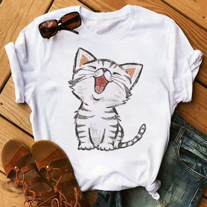 French Bulldog T-Shirt — Harajuku Animal Print Tee for Dog Lovers