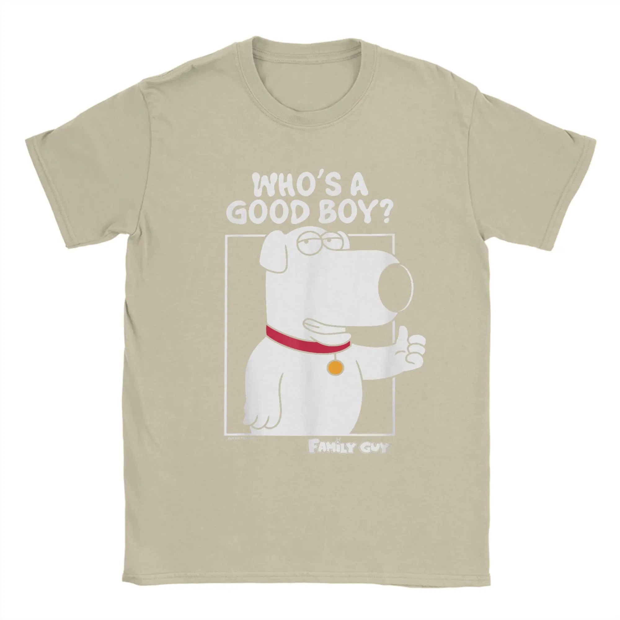 Brian Griffin "Who's a Good Boy" T-Shirt — Family Guy Dog Tee
