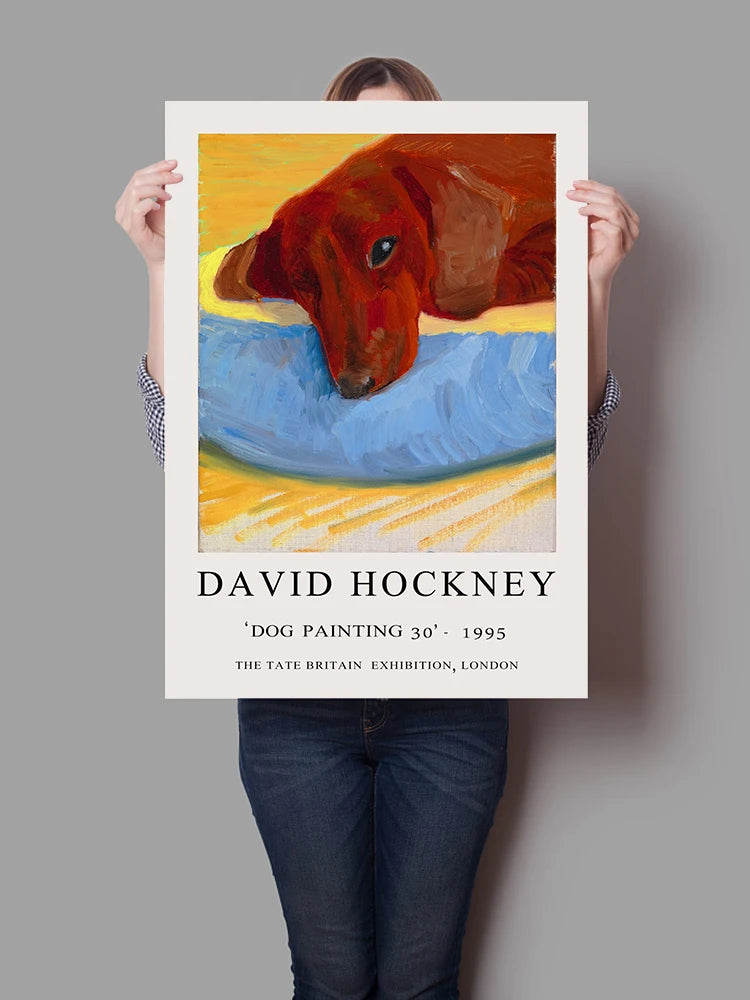 Dachshund Canvas Print — Sleeping Dogs Wall Art Poster