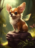 Chihuahua 5D Diamond Painting Kit — DIY Mosaic Embroidery Art for Dog Lovers