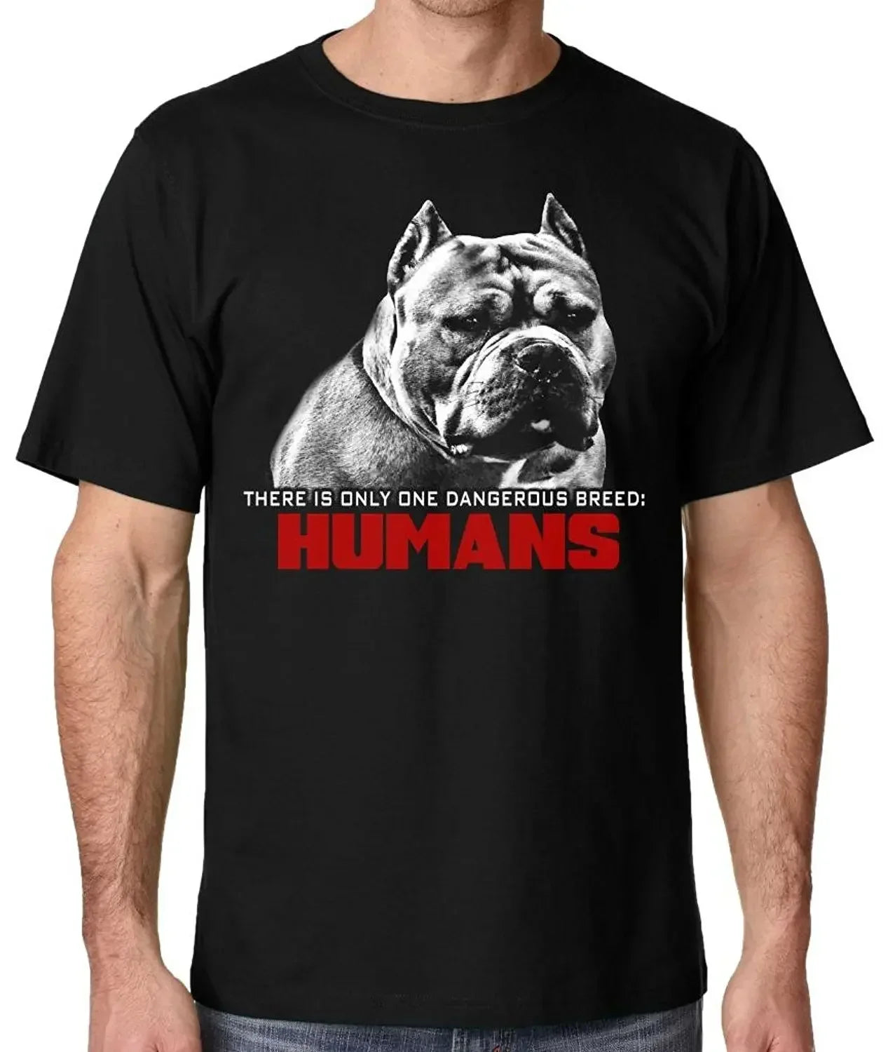 American Bully & Pit Bull T-Shirt — Dangerous Breed Dog Tee
