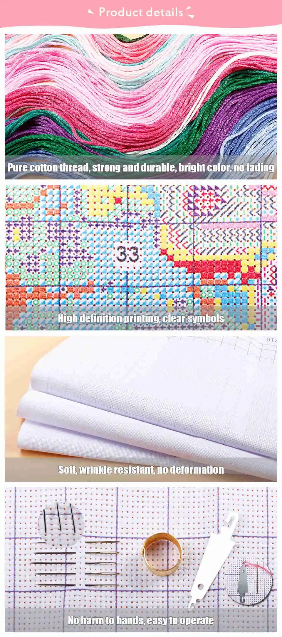 Dachshund & Latte Cross Stitch Kit – DIY Embroidery for Dog Lovers