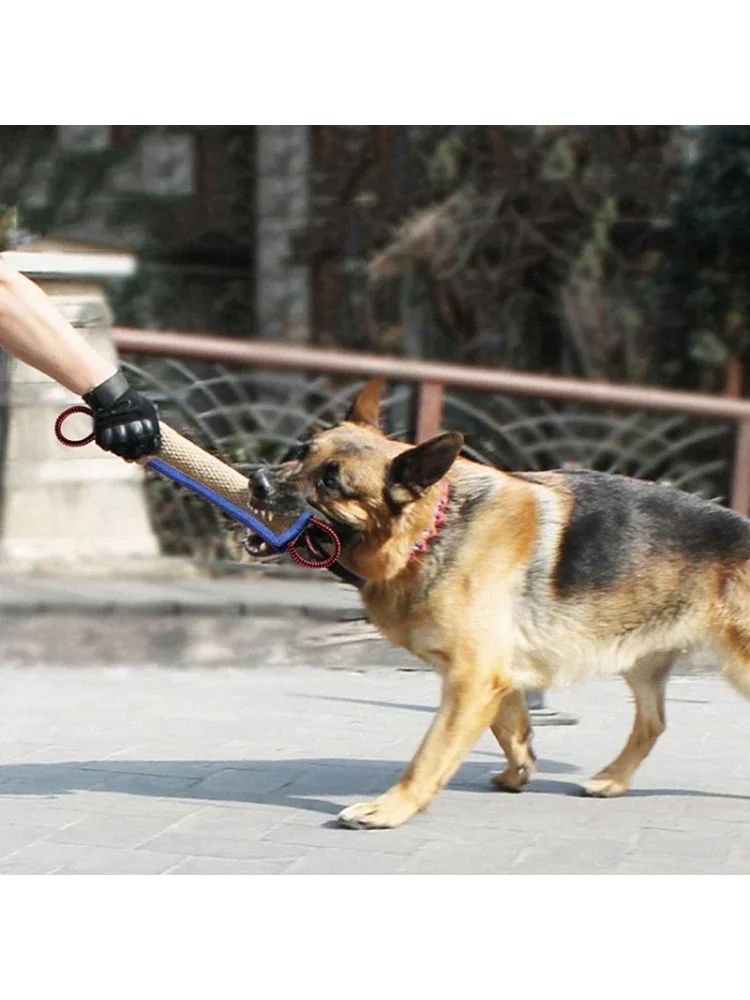Jute Dog Bite Tug Toy — Durable Training Chew Toy for Medium & Large Dogs