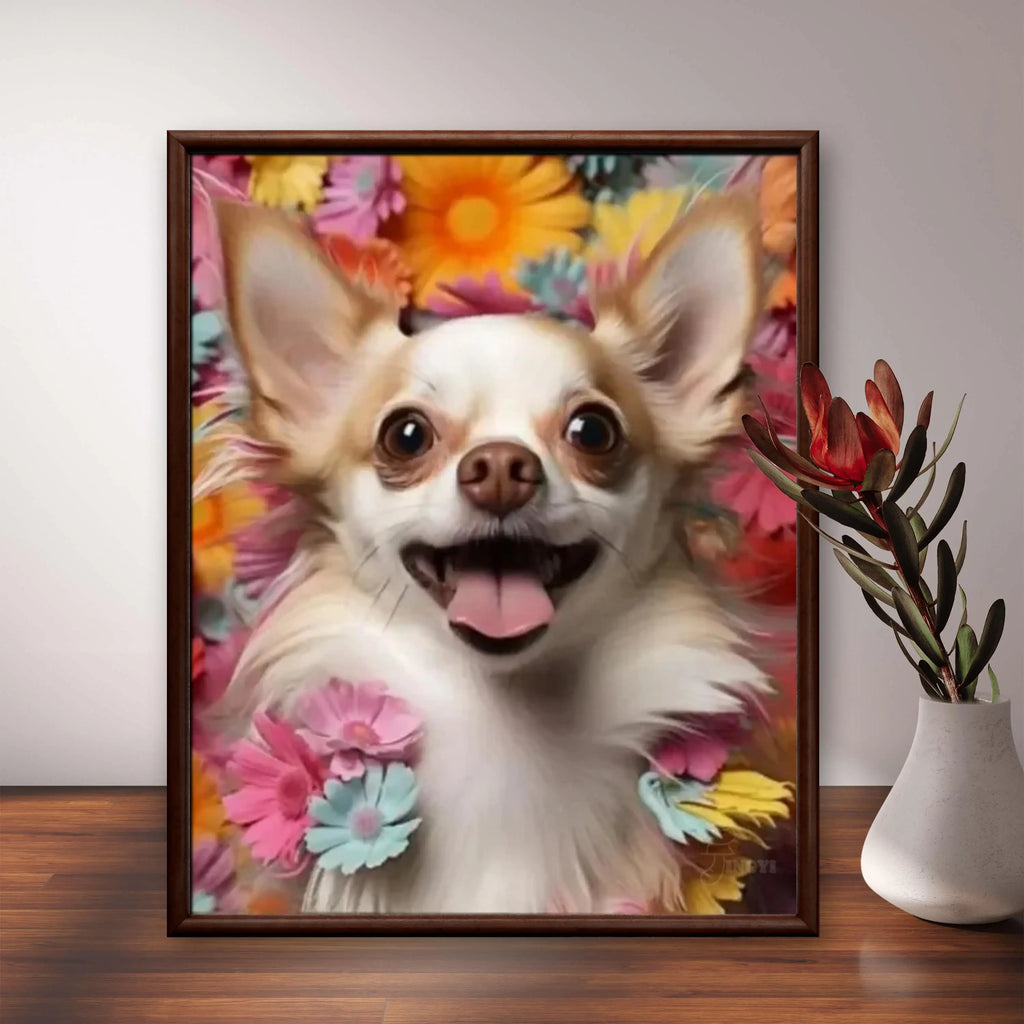 Chihuahua 5D Diamond Painting Kit — DIY Mosaic Embroidery Art for Dog Lovers
