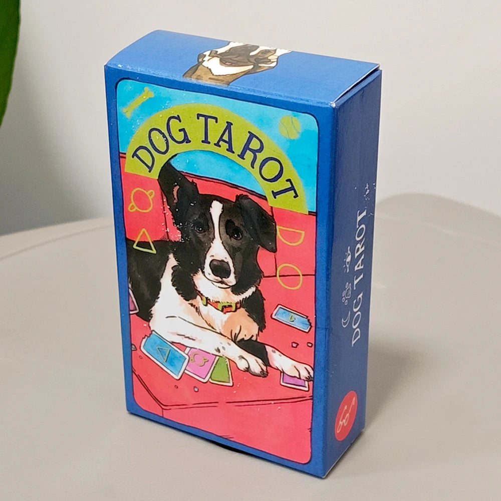 Dog Tarot Deck — 78 Cards Watercolor Canine Illustrations