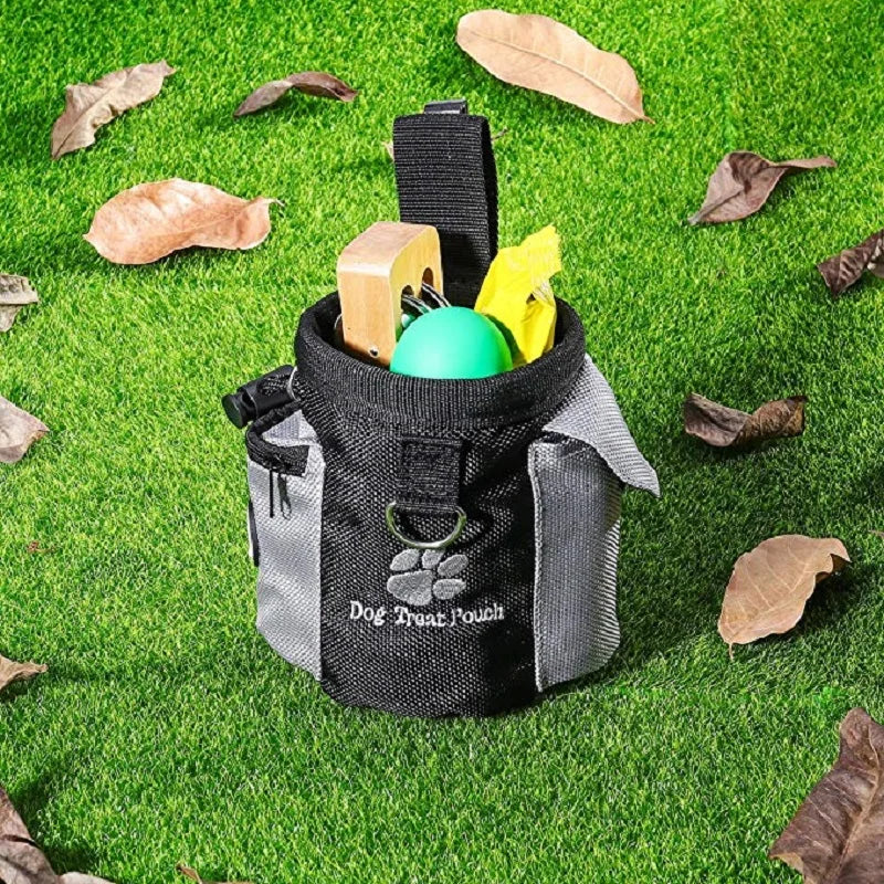Dog Training Treat Pouch with Waste Bag Holder