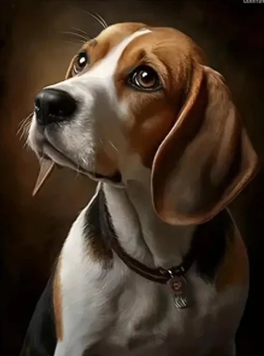 Diamond Art Painting Dog Animal 30X40cm Full Round Drill Picture Of Rhinestones Embroidery Wall Decor Cross Stitch,frameless