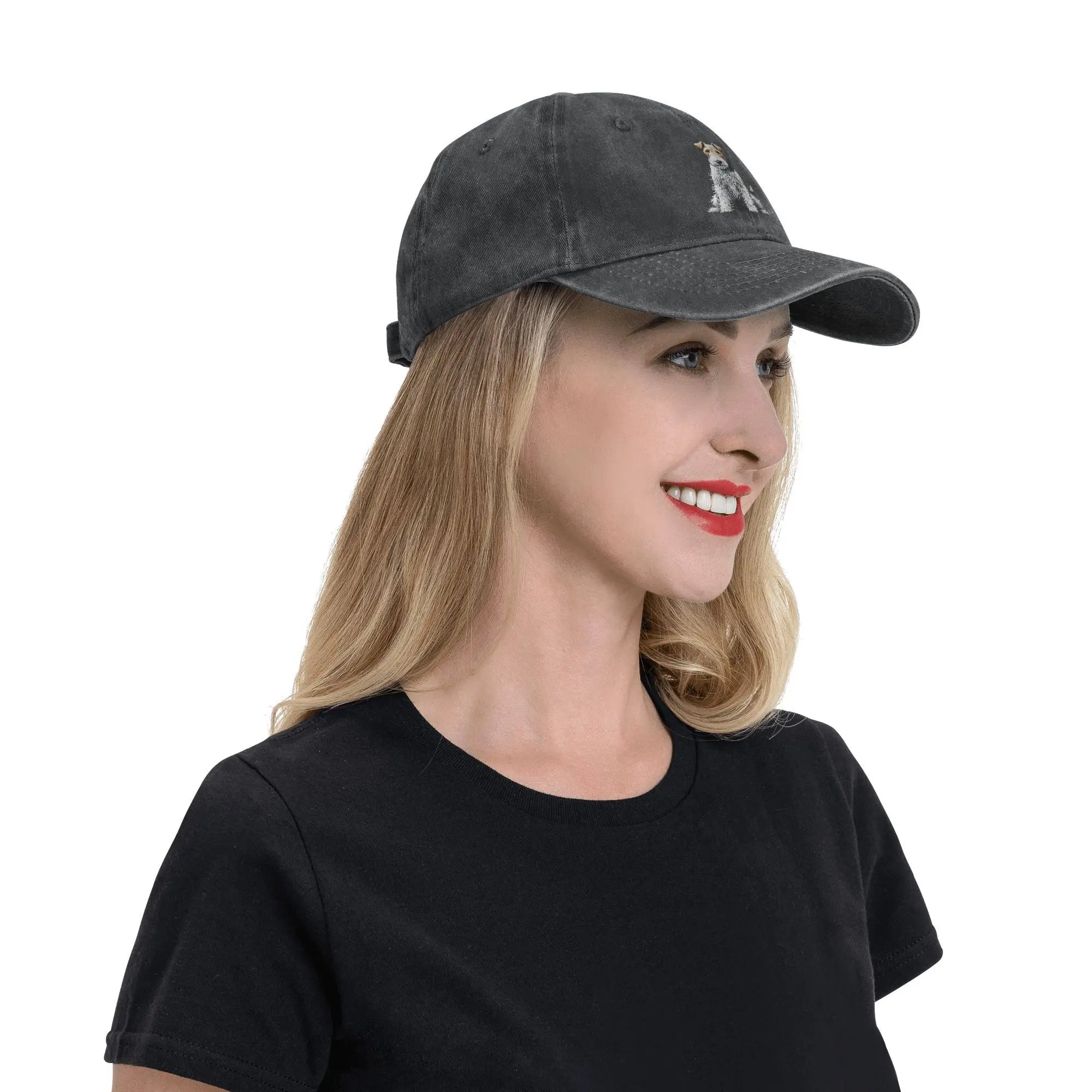 Wire Fox Terrier Baseball Cap — Unisex Trucker Hat