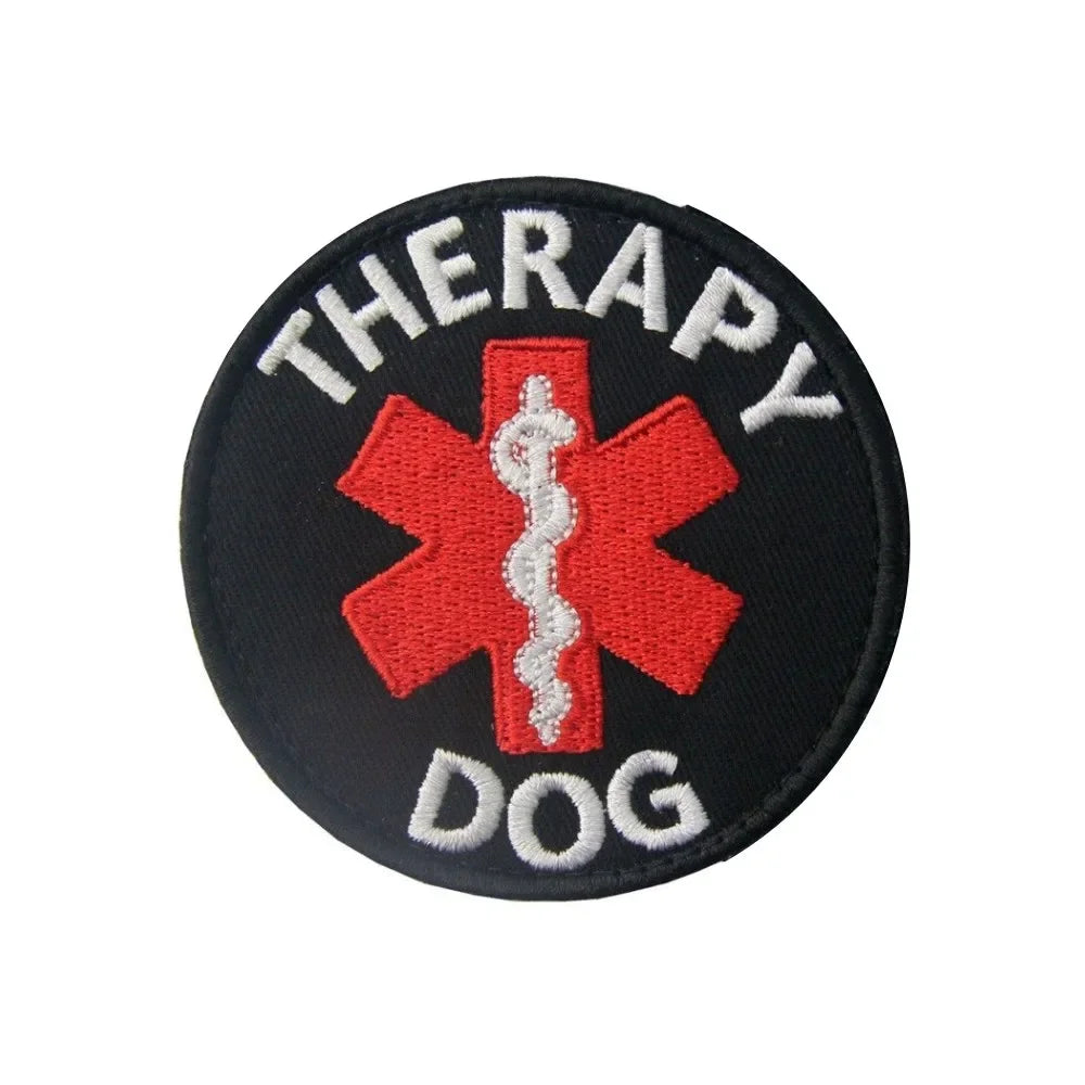 Service Dog Embroidery Patch – Do Not Pet, Medical Alert & Tactical Hook & Loop Patches