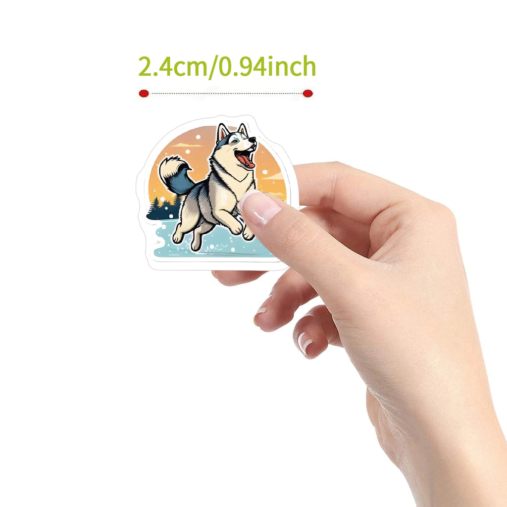 Husky Sticker Pack — 500 Cute Dog Graffiti Stickers for Scrapbooking, Crafts & More