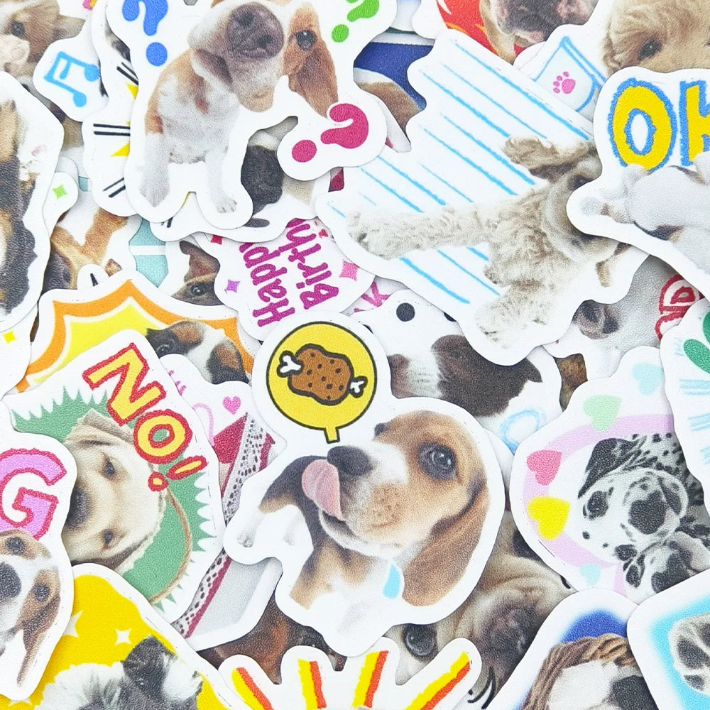 Funny Dog Sticker Pack – 40 Cute & Hilarious Dog Stickers