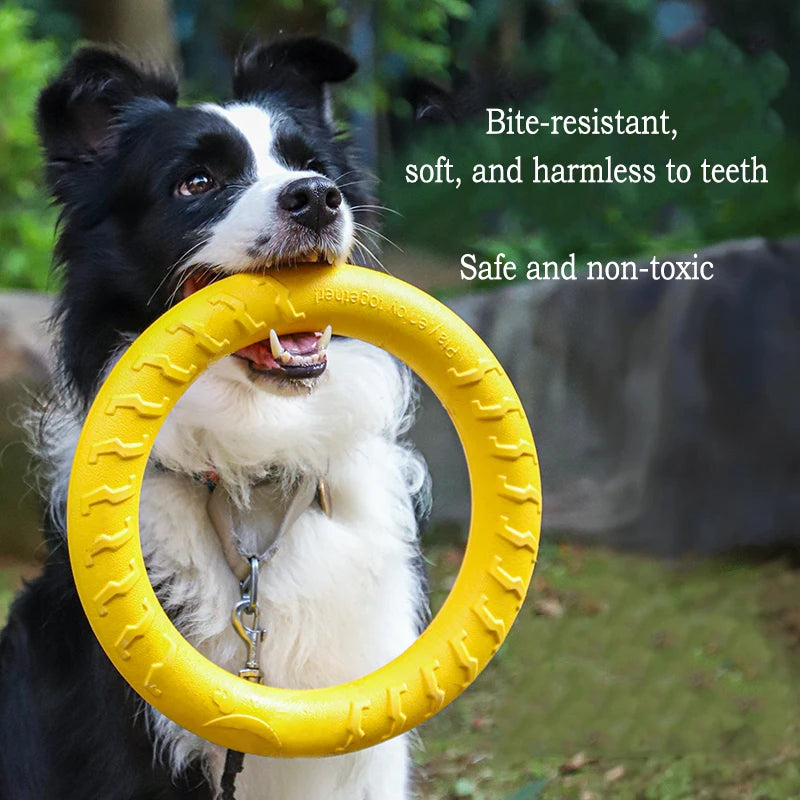 EVA Dog Toy Set – Durable Chew Toys, Ball, Tug Ring & Flying Disc for Dogs