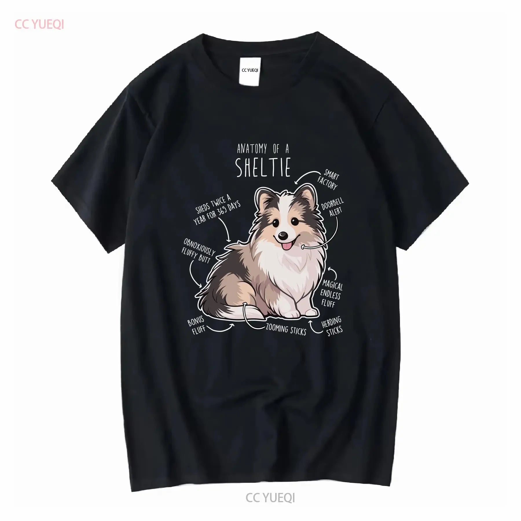 Sheltie Dog Lover T-Shirt — Shetland Sheepdog Mom & Dad Tee